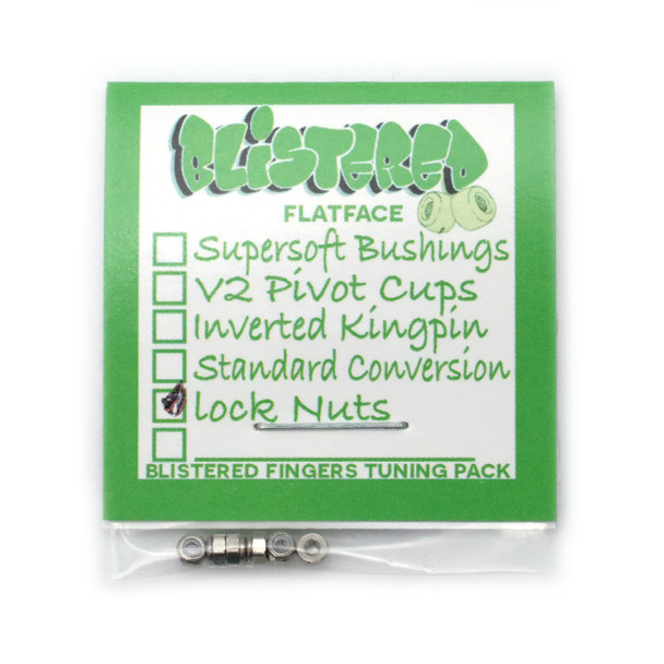 Blistered Tuning - Silver Locknuts (6)