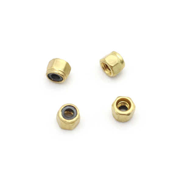 Blistered Tuning - Gold Locknuts (4)