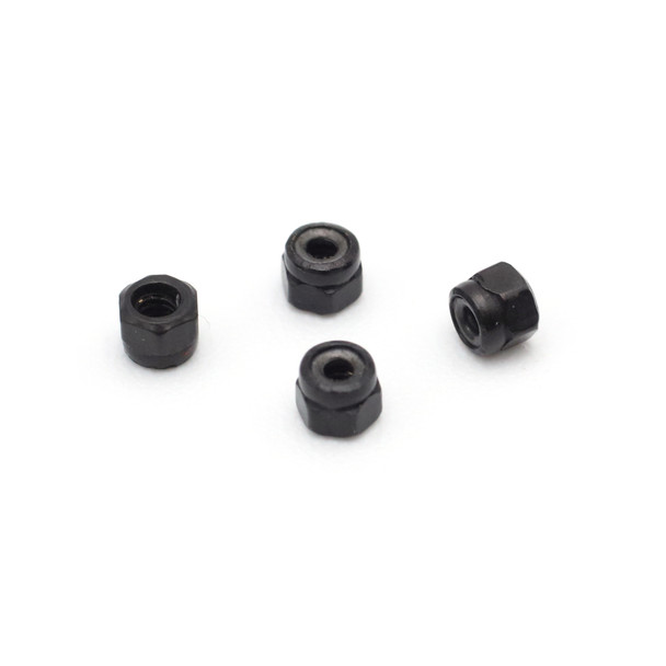 Blistered Tuning - Black Locknuts (4)
