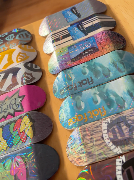 FlatFace G16 Deck - 33.6mm - Mike's Special Hand Numbered Holographic Real Wear