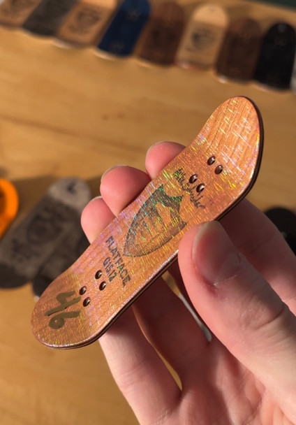FlatFace G16 Deck - 33.6mm - Mike's Special Hand Numbered Holographic Real Wear