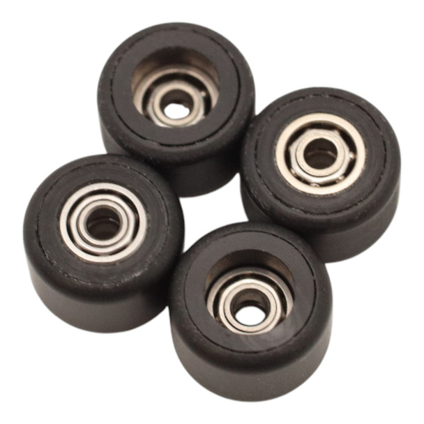 FlatFace Dual Bearing Dual Durometer V1 Bearing Wheels - Black/Black
