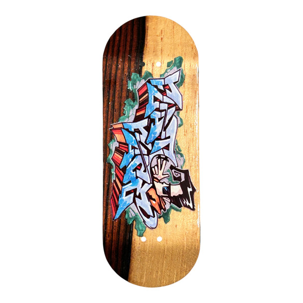 FlatFace G16 Deck - 33.6mm - FlatFace Graffiti on Two Tone - Real Wear