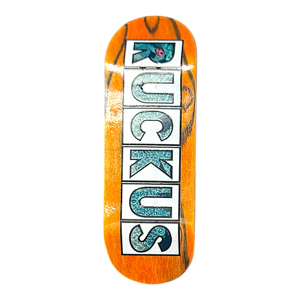 Ruckus Deck 32mm Gemini - Ruckus on Orange Swirl (Inner Split Ply!)