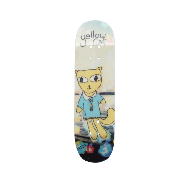 Wooden Duck Deck - Symmetrical Pekin - 26.5mm - Yellow Cat (Non-Wear)