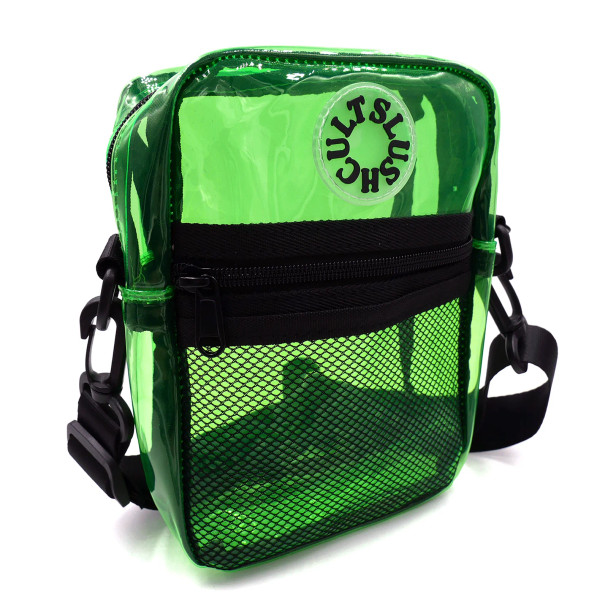 Anywhere Side Bag "Invisible Vinyl Clear Green"