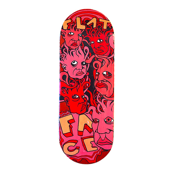 FlatFace G15.12 Deck - 33.6mm - Zeph Red - Real Wear
