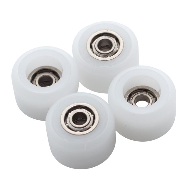 FlatFace Dual Bearing Dual Durometer V1 Bearing Wheels - White/White