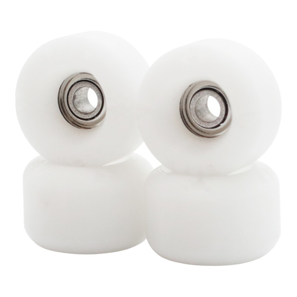 G4-BR Urethane Wheels - Blistered x FlatFace x Blackriver x JoyCult Bearings - White 72D ULTRA