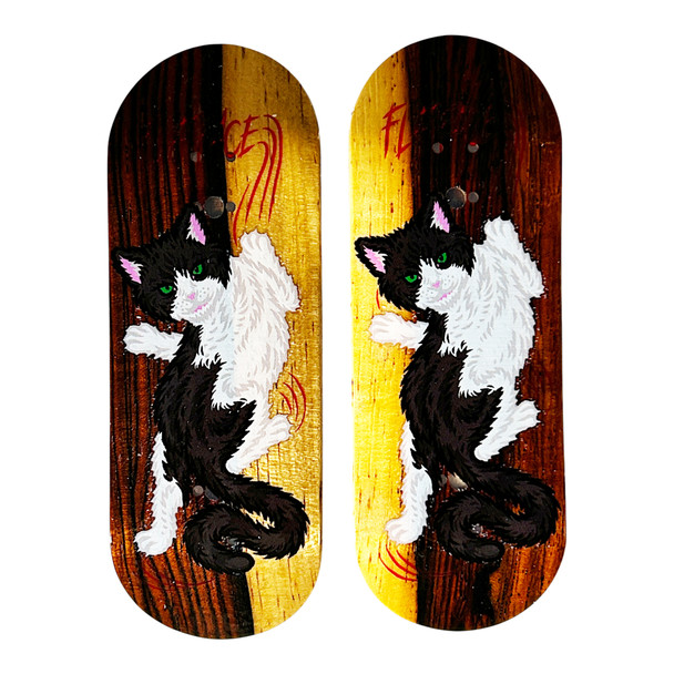 FlatFace G16 Deck - Cat over Twotone - 33.6mm Real Wear
