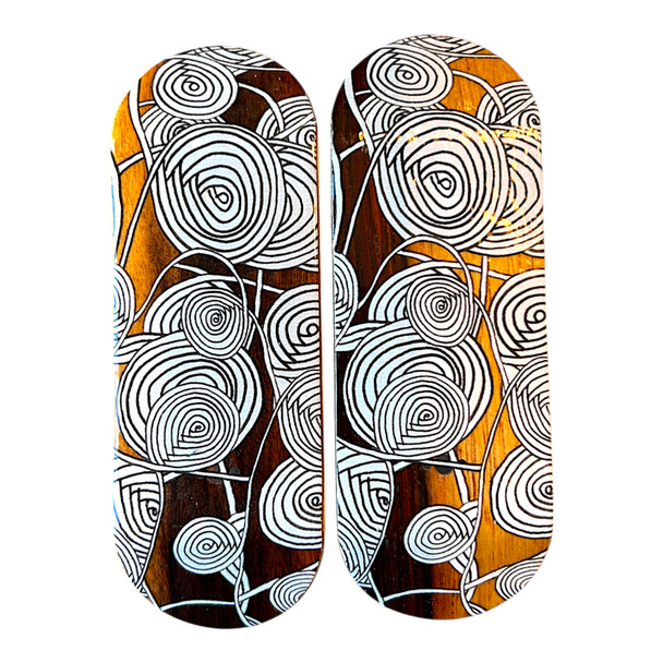 FlatFace G16 Deck - 33.6mm - Mike Spiral Two Tone - Real Wear