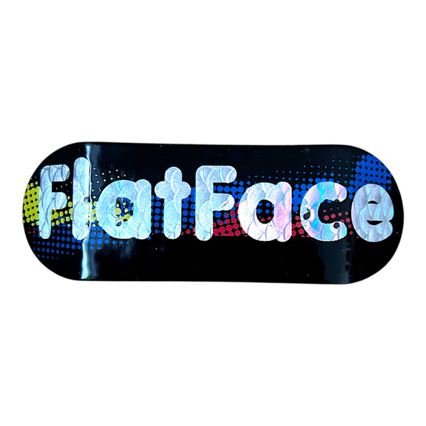 FlatFace G16 Deck - 33.6mm - FlatFace Spot - Silver Fish Scale Metallic Special Limited Edition - Real Wear