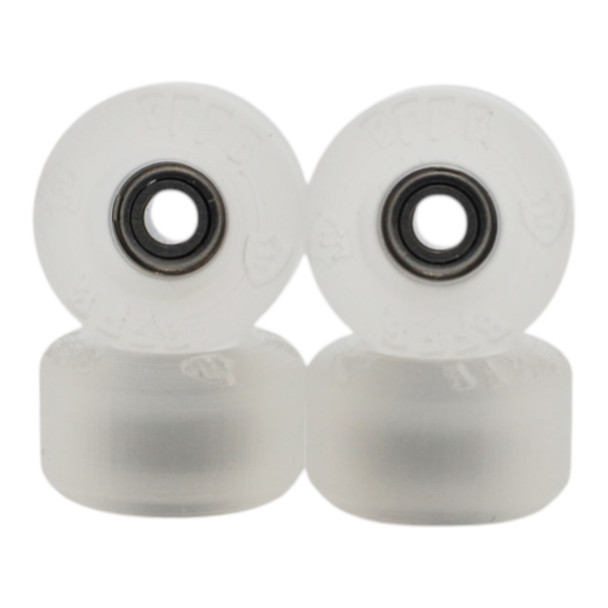 Blistered FF V3 Urethane Wheels - 72D ULTRA - Clear SunShift -> Purple