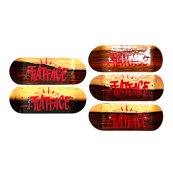FlatFace G16 Deck - 32mm - Harry Graffiti Red on Twotone - Real Wear