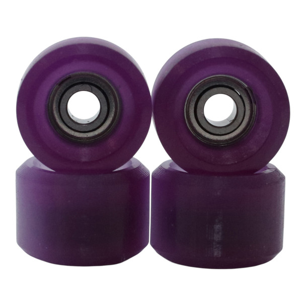 FlatFace G1 x Blistered Urethane Bearing Wheels - Clear SunShift -> Purple