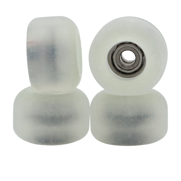 Blistered Asymmetrical Dual Bearing Wheels - 60D - Clear Glow