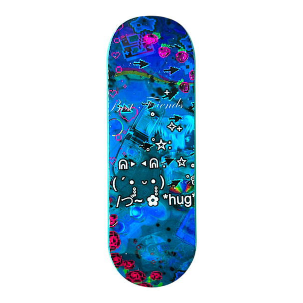D-16 Duck Deck - Polycarbonate FlatFace G16 - Turquoise - Ascii Hug Night