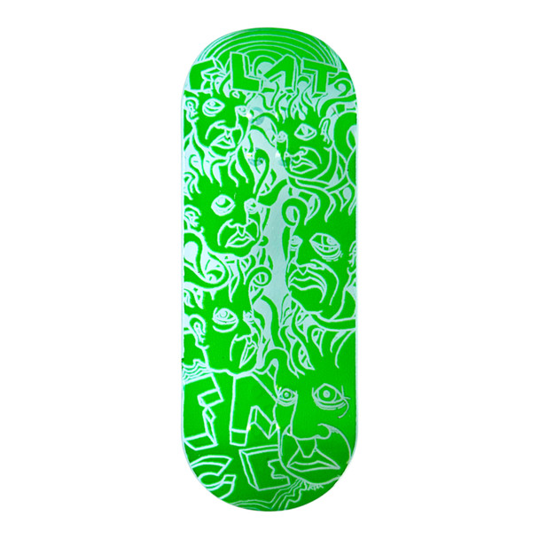 D-16 Duck Deck - Polycarbonate FlatFace G16 - Clear - Green Zeph