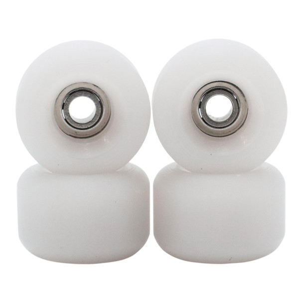 Blistered x FlatFace G4 Urethane Wheels - JoyCult Bearings - Dark White - 72D ULTRA