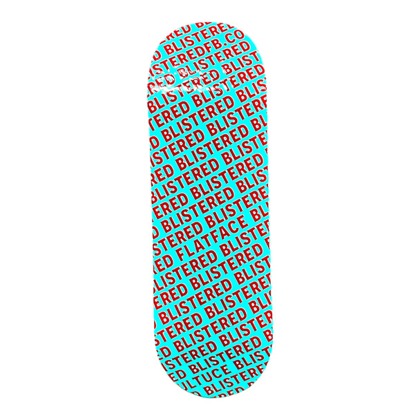 FlatFace G15 Deck - 29.7mm - GLOW Blistered Repeater Red - Real Wear