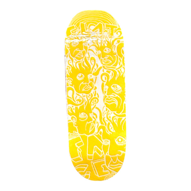 FlatFace G15 Deck - Faceshaver 33.6mm - GLOW Yellow Zeph - Real Wear