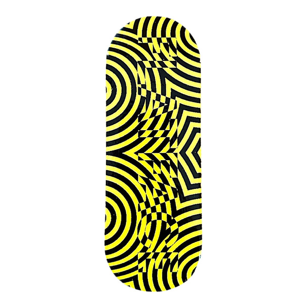 FlatFace G15 Deck - Faceshaver 33.6mm - Subliminal Black/Yellow - Real Wear