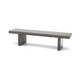 Flatface Black Granite Bench