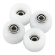 FlatFace G9 Dual Bearing Wheels - White 