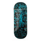 Crystal Ducky Deck Colored Polycarbonate - 34mm - Zeph Black Real Wear on Blue