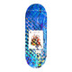 FlatFace Flatty Deck 34mm - Fancy Lad Joker Holo *Very Slight Graphic Blem* - Real Wear
