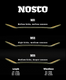 Nosco Deck - NS2 High 32mm - Black/Mint Embossed Maple
