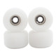 Blistered x FlatFace G4 Urethane Wheels - JoyCult Bearings - White - 72D ULTRA