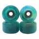 G4-BR Blistered x FlatFace x Blackriver Urethane Wheels - TieDye Green/Blue/Yellow/Clear SunShift -> Black