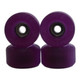 Blistered FF V3 Urethane Wheels - 72D ULTRA - Clear SunShift -> Purple