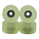Blistered Urethane Wheels - Conical - 72D ULTRA - Translucent Green HeatShift -> Yellow