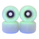 Blistered x FlatFace G4 Urethane Wheels - Off-White GLOW