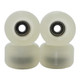 Blistered x FlatFace G4 Urethane Wheels - Translucent Off-White GLOW