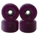 Blistered x FlatFace G4 Urethane Wheels - JoyCult Bearings Collab - Translucent Off White SunShift -> Purple