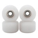 Blistered x FlatFace G4 Urethane Wheels - JoyCult Bearings - Dark White - 72D ULTRA