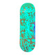FlatFace Prototype Deck - 29.7mm - Zeph White/Yellow GLOW - Real Wear
