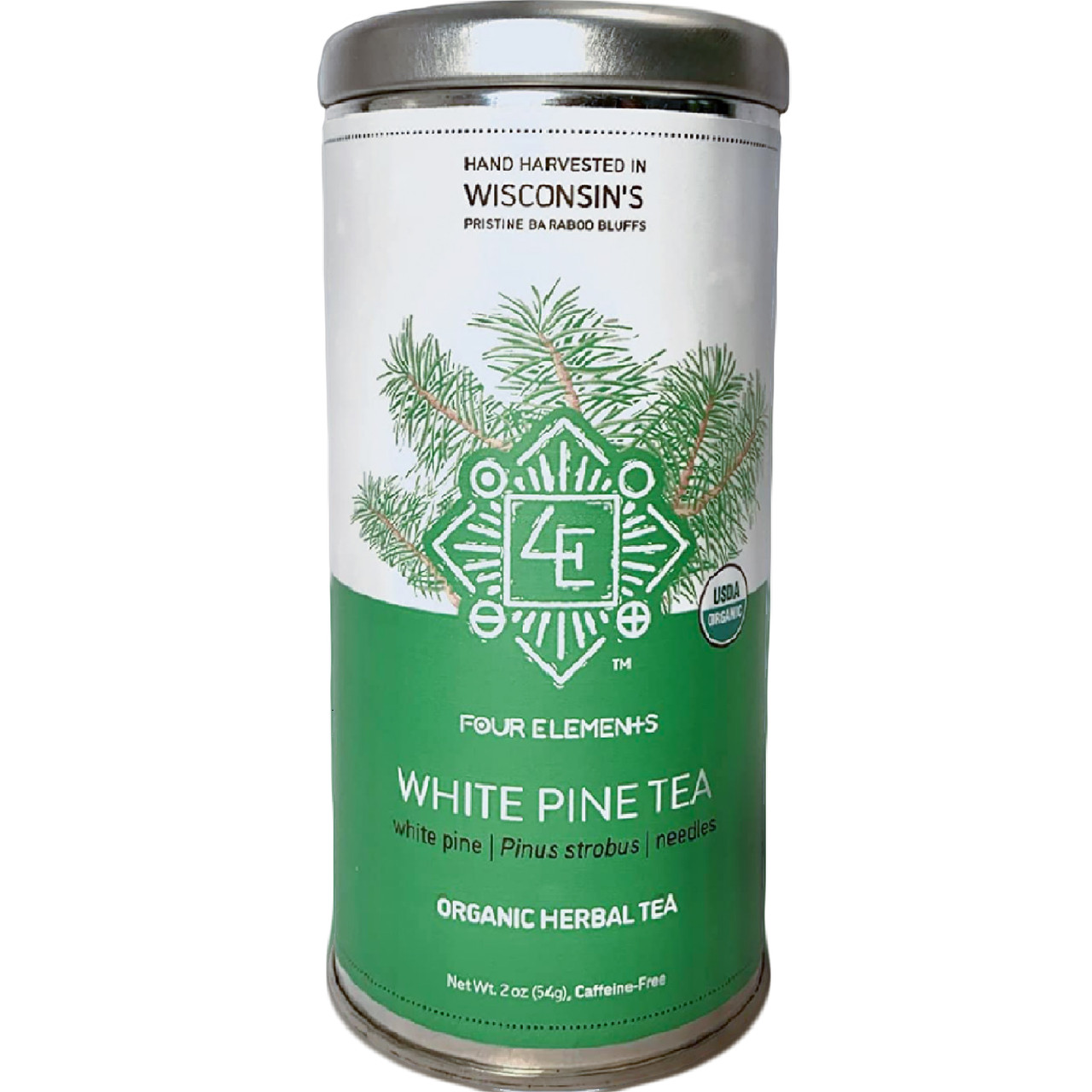 Organic White Pine Tea Four Elements Walsh Natural