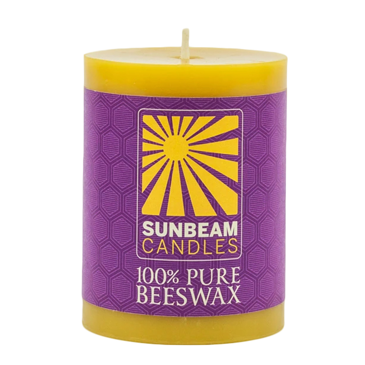 Sunbeam 4 Beeswax Pillar Candle