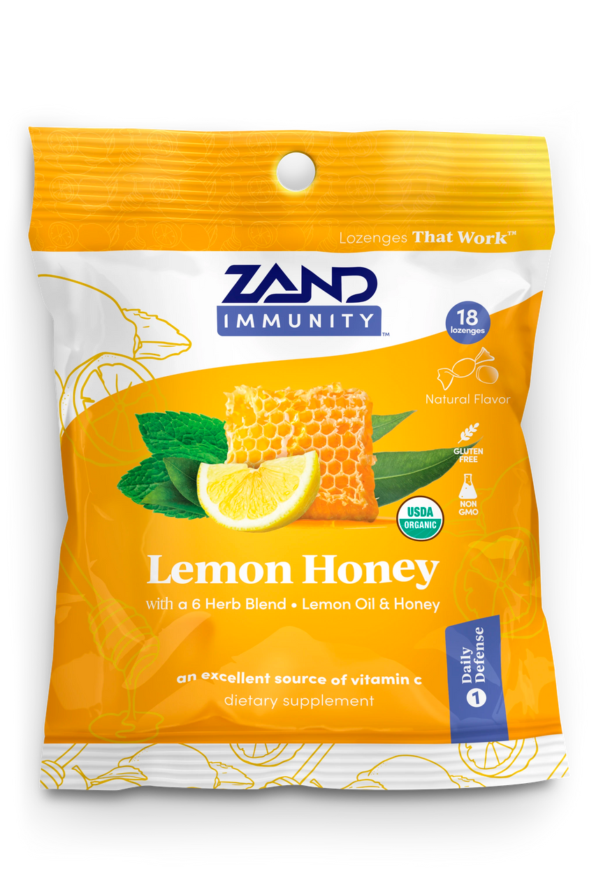 ORGANIC LEMON HONEY SOOTHER 18 LOZENGES