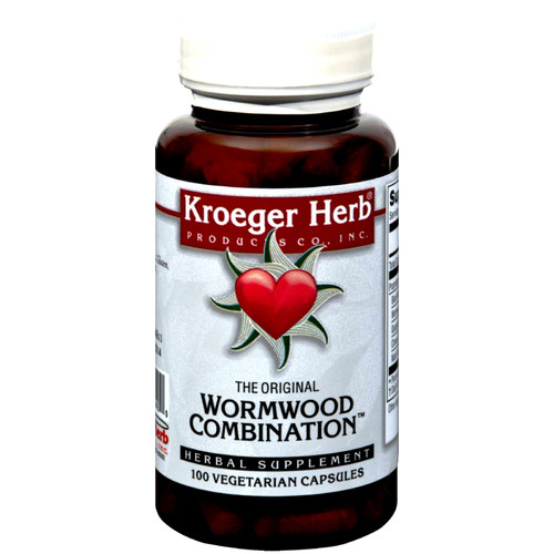 WORMWOOD COMBINATION 100 VEGETARIAN CAPSULES Kroeger Herb