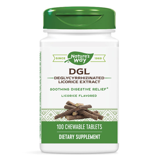 DGL ORIGINAL FORMULA 100 CHEWABLE TABLETS Nature's Way