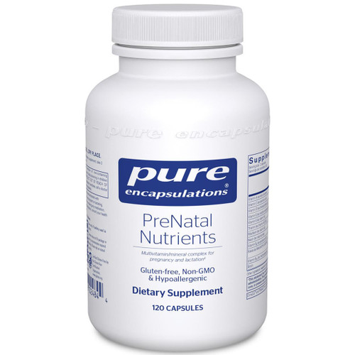 PRENATAL NUTRIENTS 120 CAPSULES Pure Encapsulations