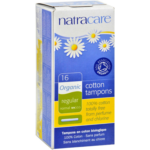 TAMPONS REGULAR16 W/APPLICATOR Natracare