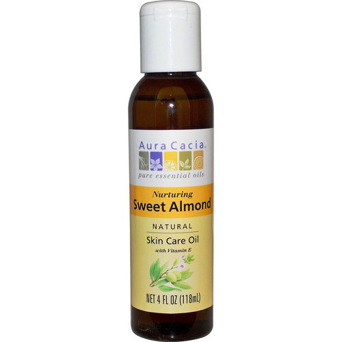 SWEET ALMOND SKIN CARE OIL 4 FL OZ Aura Cacia