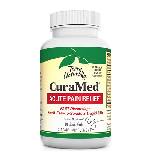 CURAMED ACUTE PAIN RELIEF 60 SOFTGELS Terry Naturally