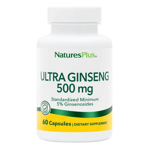 ULTRA GINSENG 500 MG 60 VEGETARIAN CAPSULES NaturesPlus